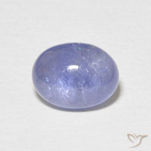 2.36ct طبيعي أزرق أرجوانى كهربائى تنزانيت, بيضوي, شفاف