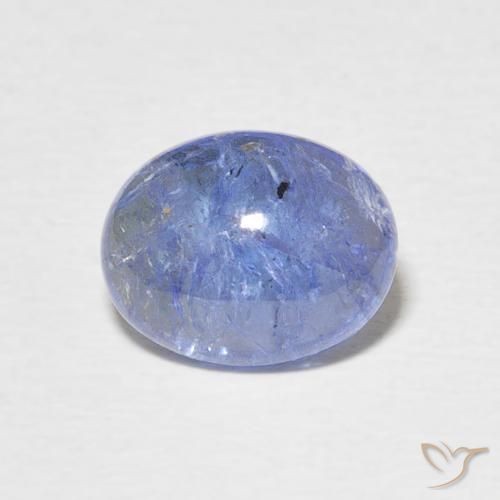 3.02ct طبيعي أزرق كثيف تنزانيت, بيضوي, شفاف