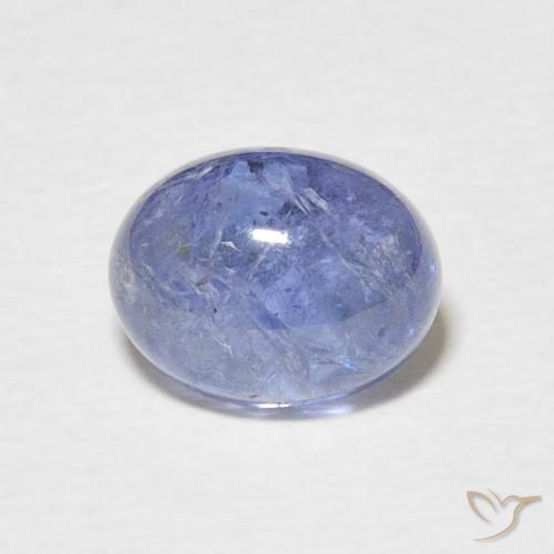 3.14ct طبيعي ازرق غامق تنزانيت, بيضوي, شفاف