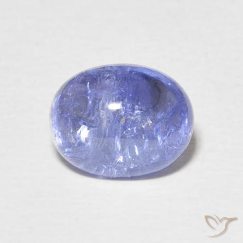 3.93ct طبيعي ازرق غامق تنزانيت, بيضوي, شفاف