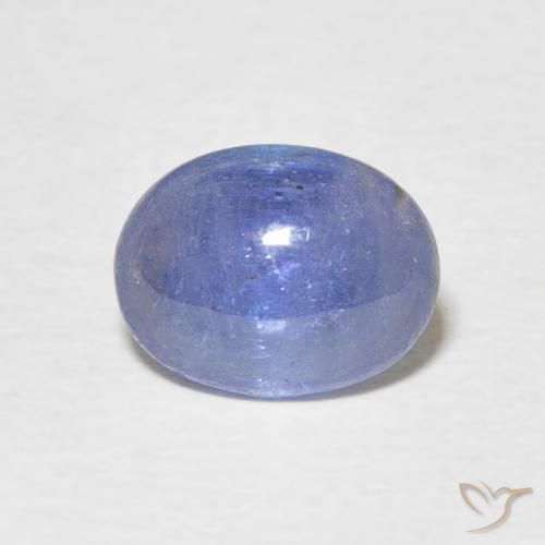 2.01ct طبيعي أزرق أرجوانى كهربائى تنزانيت, بيضوي, شفاف