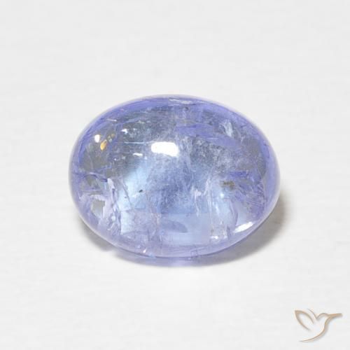 2.79ct طبيعي أزرق فاتح تنزانيت, بيضوي, شفاف