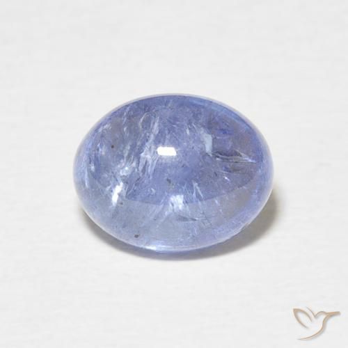 2.69ct طبيعي أزرق فاتح تنزانيت, بيضوي, شفاف