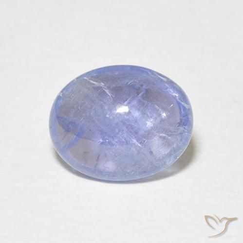 3.01ct طبيعي أزرق أرجوانى فاتح تنزانيت, بيضوي, شفاف