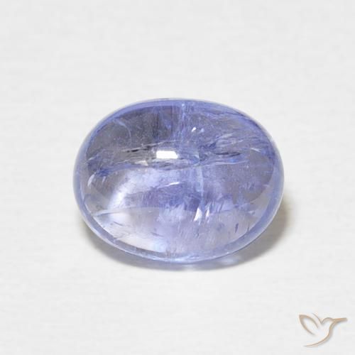 2.83ct طبيعي أزرق بنفسجى فاتح تنزانيت, بيضوي, شفاف