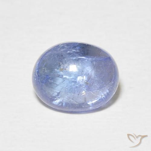2.68ct طبيعي أزرق فاتح تنزانيت, بيضوي, شفاف
