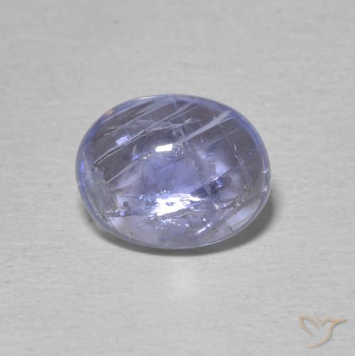 3.25ct طبيعي أزرق كثيف تنزانيت, بيضوي, شفاف