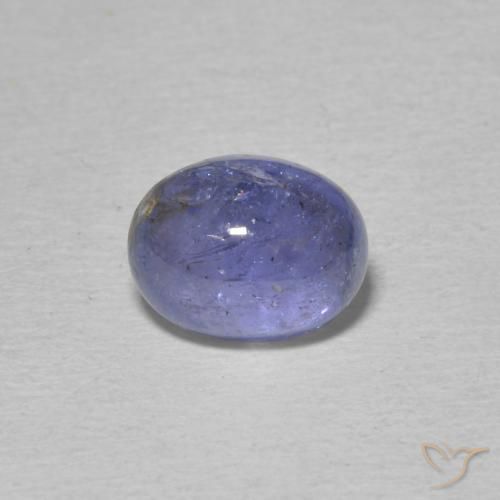 2.55ct طبيعي أزرق بنفسجى كثيف تنزانيت, بيضوي, شفاف