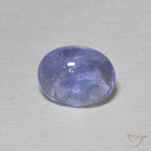 2.52ct طبيعي أزرق بنفسجى كثيف تنزانيت, بيضوي, شفاف
