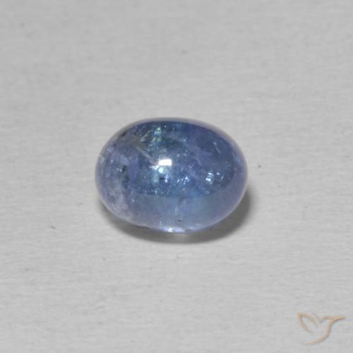 2.26ct طبيعي أزرق فاتح تنزانيت, بيضوي, شفاف
