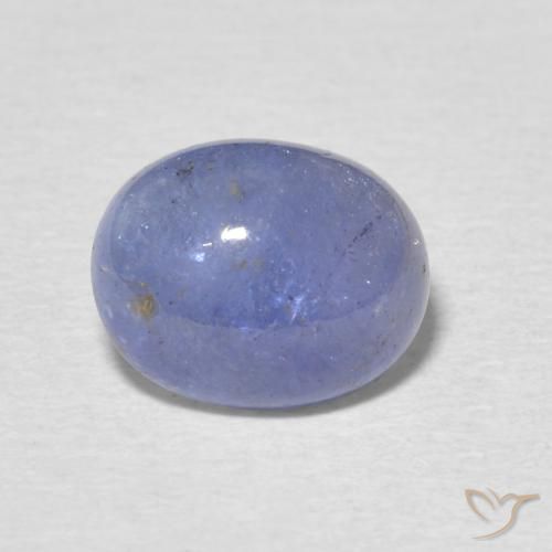 2.55ct طبيعي أزرق فاتح تنزانيت, بيضوي, نصف شفاف