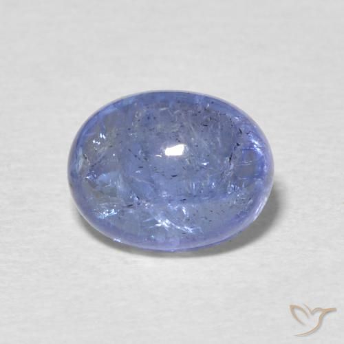 2.37ct طبيعي أزرق فاتح تنزانيت, بيضوي, شفاف