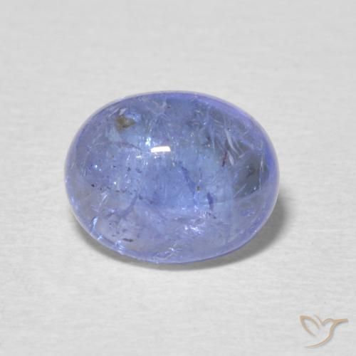 2.46ct طبيعي أزرق فاتح تنزانيت, بيضوي, شفاف
