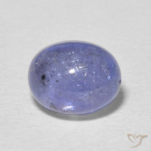 3.04ct طبيعي ازرق غامق تنزانيت, بيضوي, شفاف