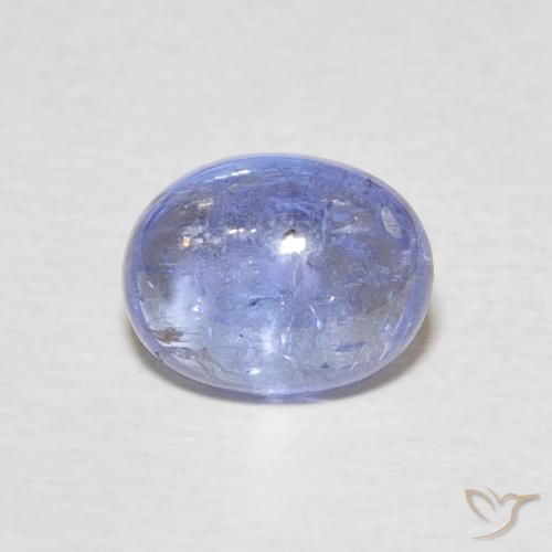 2.50ct طبيعي أزرق أرجوانى فاتح تنزانيت, بيضوي, شفاف