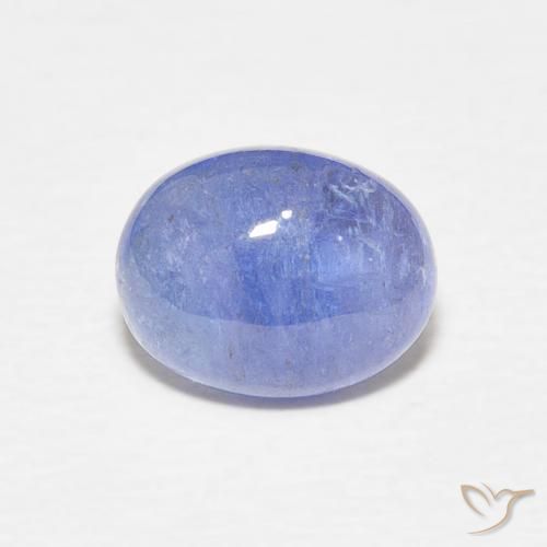 2.36ct طبيعي ازرق غامق تنزانيت, بيضوي, نصف شفاف