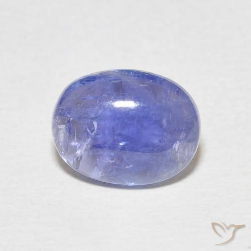 2.88ct طبيعي أزرق بنفسجى كثيف تنزانيت, بيضوي, شفاف