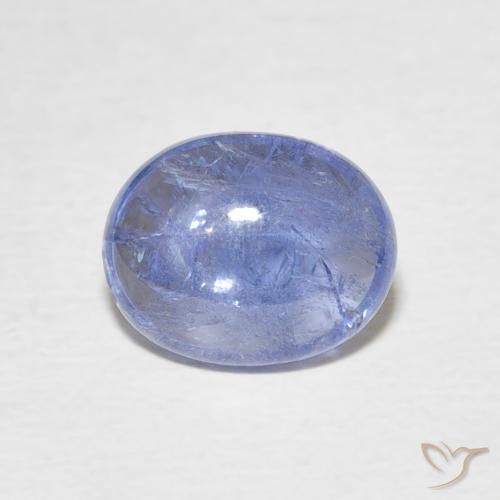 2.72ct طبيعي أزرق فاتح تنزانيت, بيضوي, شفاف