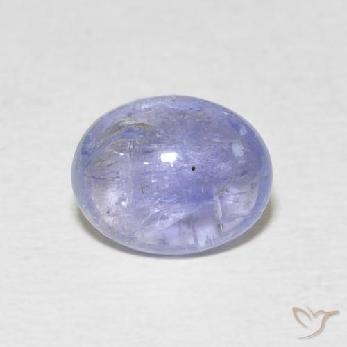 2.63ct طبيعي أزرق بنفسجى كثيف تنزانيت, بيضوي, شفاف