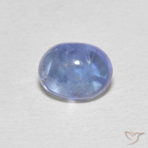 1.80ct طبيعي أزرق فاتح تنزانيت, بيضوي, شفاف
