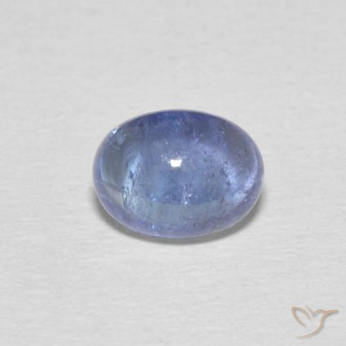 2.71ct طبيعي أزرق فاتح تنزانيت, بيضوي, شفاف