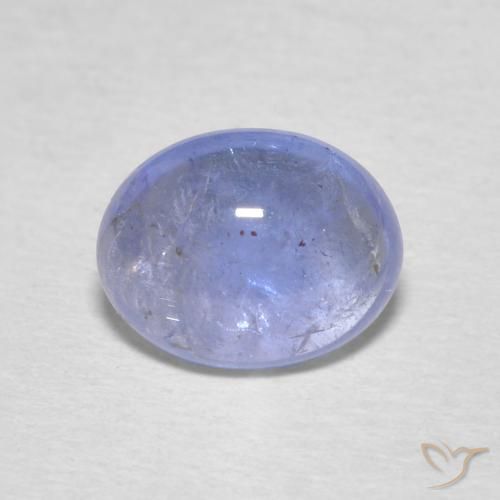 2.26ct طبيعي أزرق فاتح تنزانيت, بيضوي, شفاف