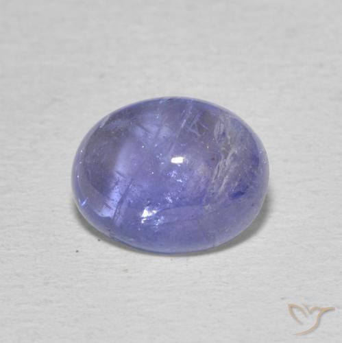 2.89ct طبيعي أزرق بنفسجى كثيف تنزانيت, بيضوي, شفاف