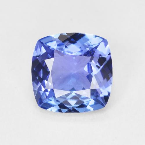 2.15ct طبيعي أزرق بنفسجى غامق تنزانيت, وسادة, VVS-VS