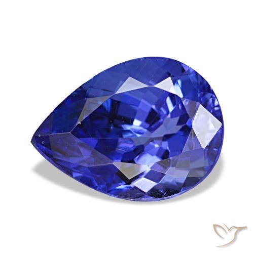 2.45ct أزرق تنزانيت, شكل الكمثرى, VVS