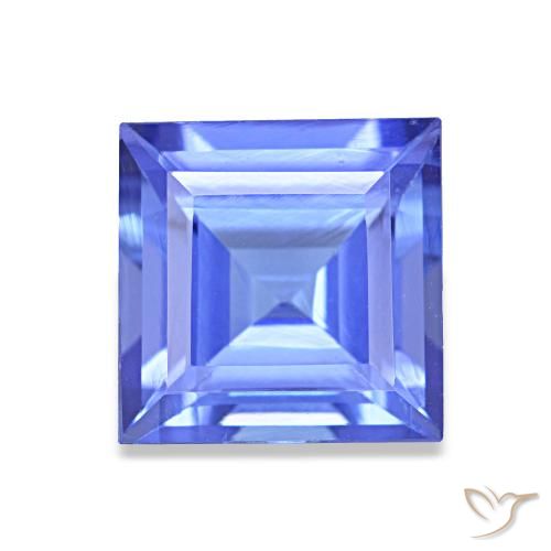 1.63ct أزرق تنزانيت, مربع, VVS