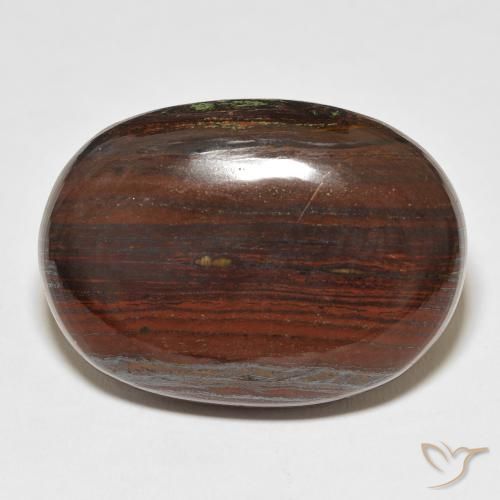 73.18ct طبيعي متعدد الألوان مصفوفة عين النمر, بيضوي, غير شفاف