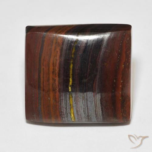 39.86ct طبيعي متعدد الألوان مصفوفة عين النمر, باجيت, غير شفاف