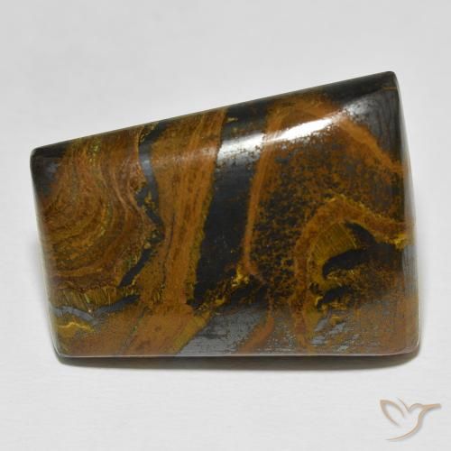 67.54ct طبيعي متعدد الألوان مصفوفة عين النمر, باجيت, غير شفاف