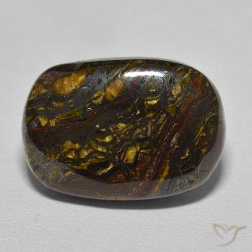 20.80ct طبيعي بنى دافئ مصفوفة عين النمر, وسادة, غير شفاف