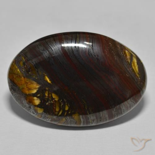 45.32ct طبيعي بنى دافئ مصفوفة عين النمر, بيضوي, غير شفاف