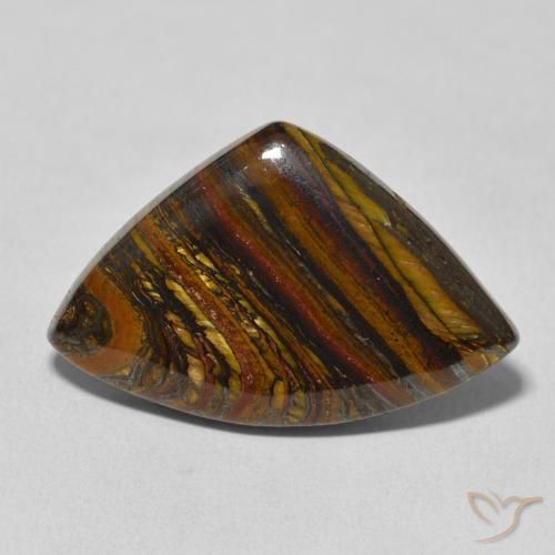 26.35ct طبيعي متعدد الألوان مصفوفة عين النمر, فانسى, غير شفاف