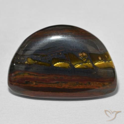 26.03ct طبيعي متعدد الألوان مصفوفة عين النمر, فانسى, غير شفاف