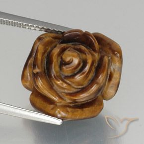12.31ct طبيعي وردي فاتح عين النمر, فانسى, غير شفاف