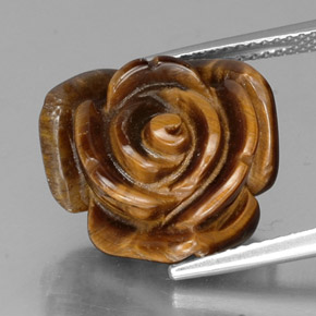 عين النمر بني محمر طبيعي، شكل خيالي، 12.11 قيراط، غير شفاف