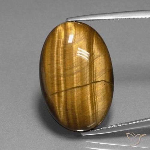 20.16ct طبيعي بنى دافئ عين النمر, بيضوي, غير شفاف