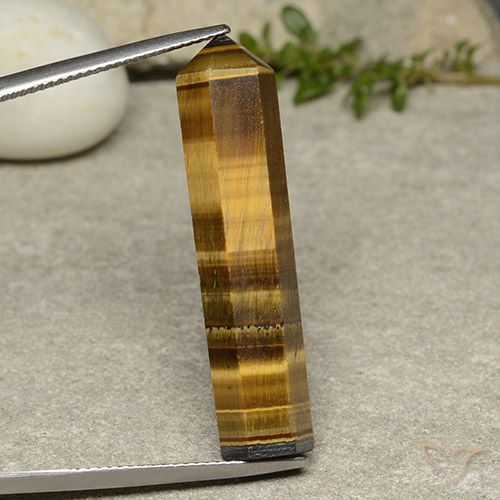 19.94ct طبيعي بني ذهبي عين النمر, فانسى, غير شفاف