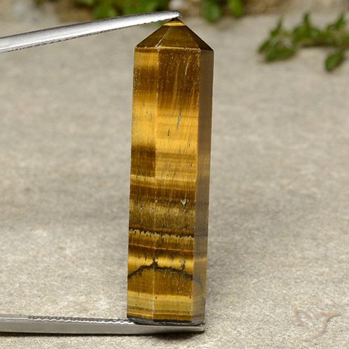 23.11ct طبيعي بني ذهبي عين النمر, فانسى, غير شفاف
