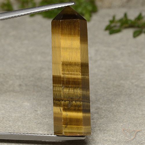 23.42ct طبيعي بني ذهبي عين النمر, فانسى, غير شفاف