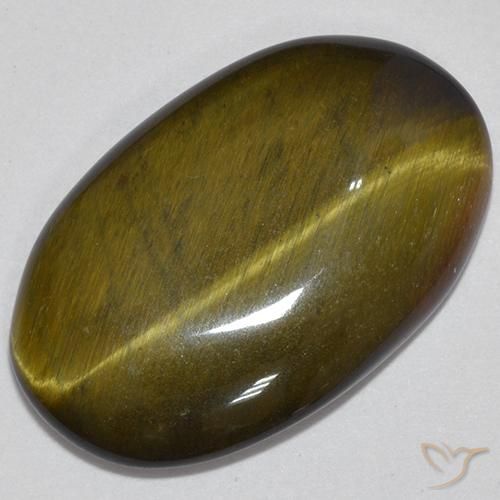 12.33ct طبيعي ذهب البنى عين النمر, بيضوي, غير شفاف