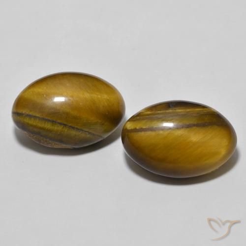 7.87ctw طبيعي Medium Dark-Brown عين النمر, بيضوي, غير شفاف