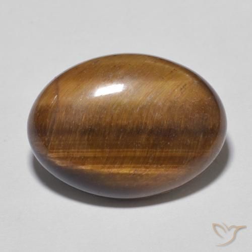 10.52ct طبيعي بنى خبز الزنجبيل عين النمر, بيضوي, غير شفاف