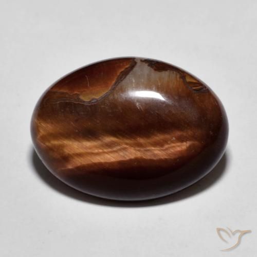 9.63ct طبيعي بنى دافئ عين النمر, بيضوي, غير شفاف