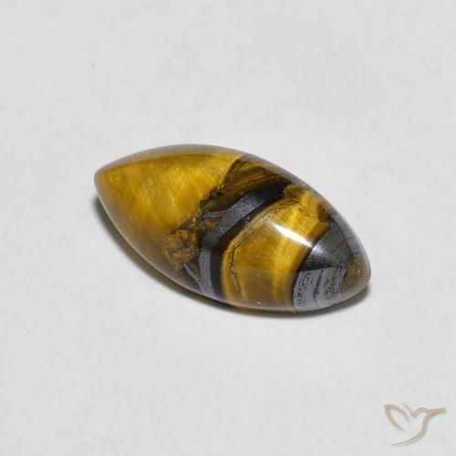 2.04ct طبيعي بني ذهبي عين النمر, ماركيز, غير شفاف