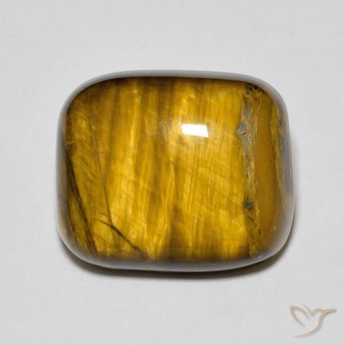 8.50ct طبيعي بني ذهبي عين النمر, وسادة, غير شفاف