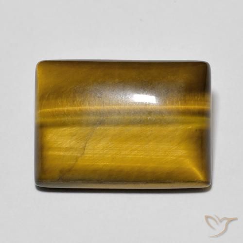 12.54ct طبيعي بني ذهبي عين النمر, باجيت, غير شفاف